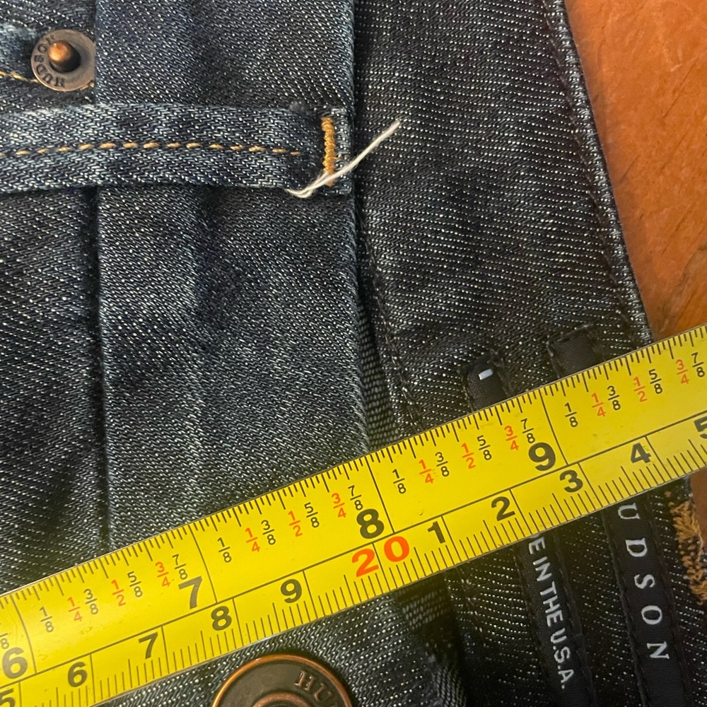 Hudson Jeans Dark Blue Mid-Rise Skinny Jeans Size 27 - Picture 11 of 15